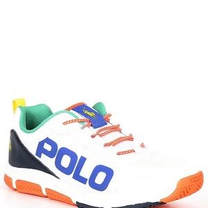 Polo by Ralph Lauren Kids Shoes - White, Blue, and Orange